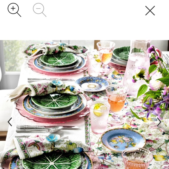 Williams Sonoma Cloisonné Spring Blossom Napkin Rings, Set of 4 NWT - Picture 6 of 13